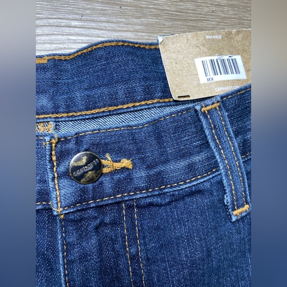 *NWT* Carhartt Men's Size 50Wx32L Relaxed Fit Holter Denim Blue Jean 101483 968 - Picture 6 of 10